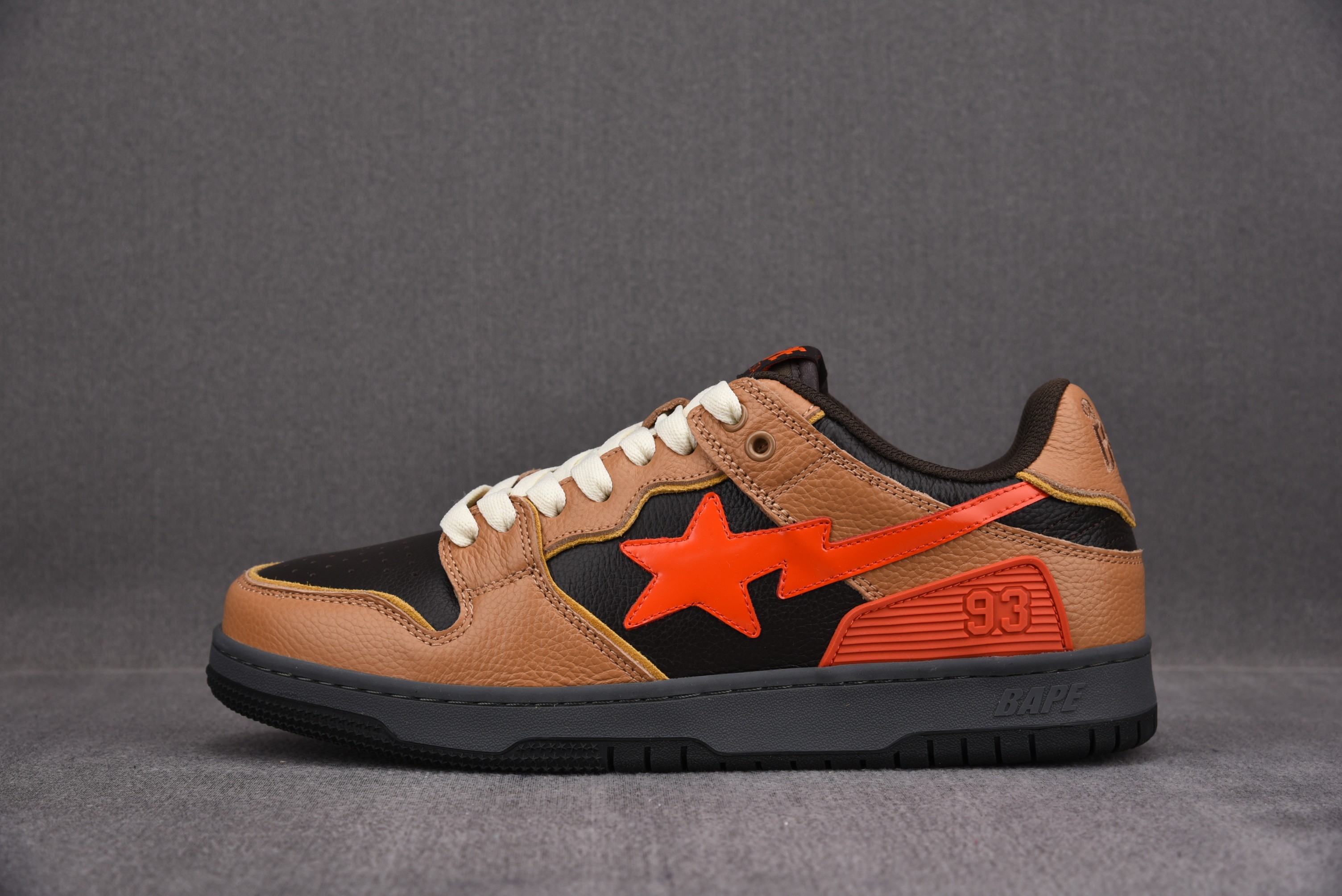 A BATHING APE BAPE SK8 STA Yellow Brown