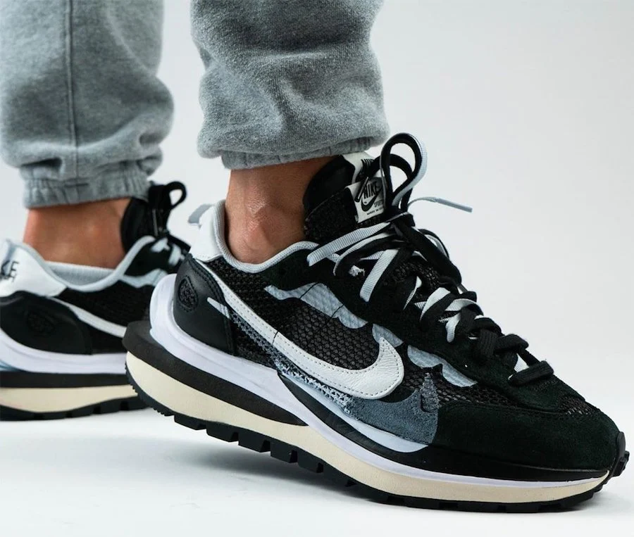 【Clearance】 Nike VaporWaffle Sacai Black White（US7）