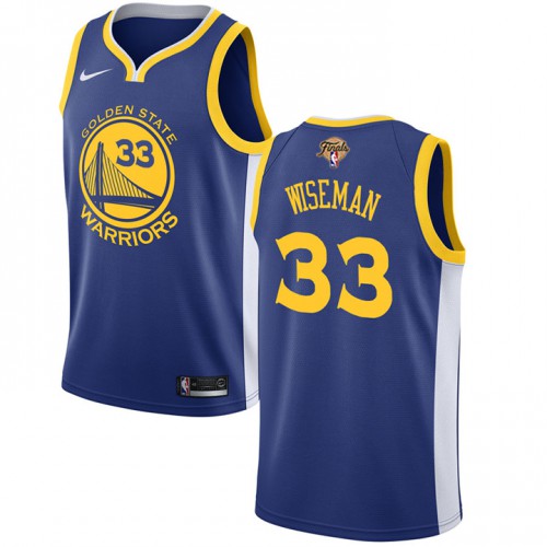 Golden State Warriors #33 James Wiseman 2022 Finals Swingman Icon Edition Jersey Mens