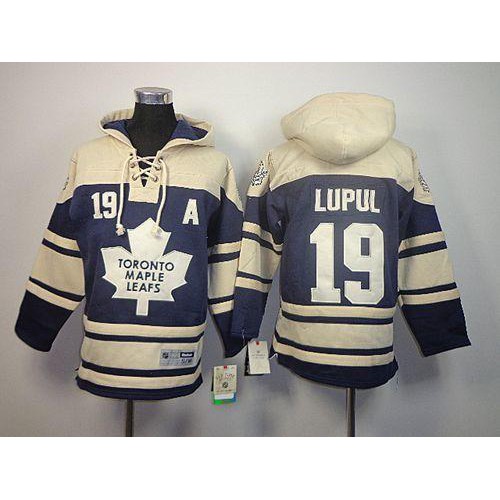 Maple Toronto Maple Leafs #19 Joffrey Lupul Blue Sawyer Hooded Sweatshirt Stitched Youth Jersey Youth