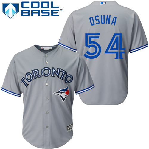 Toronto Blue Jays #54 Roberto Osuna Grey Cool Base Stitched Youth Jersey Youth