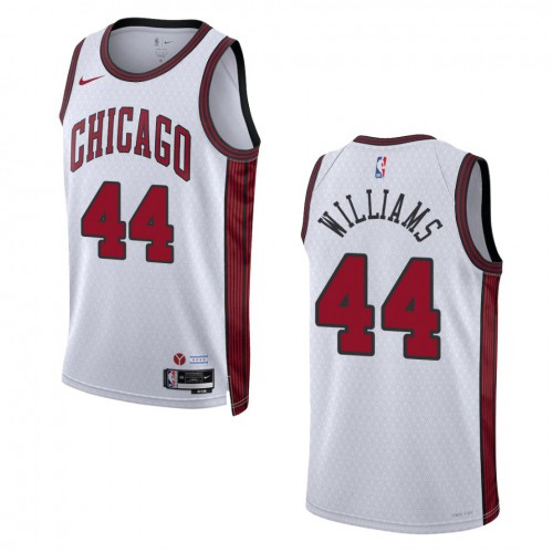 Chicago Chicago Bulls #44 Patrick Williams Unisex White 2022-23 Swingman Jersey - City Edition Mens