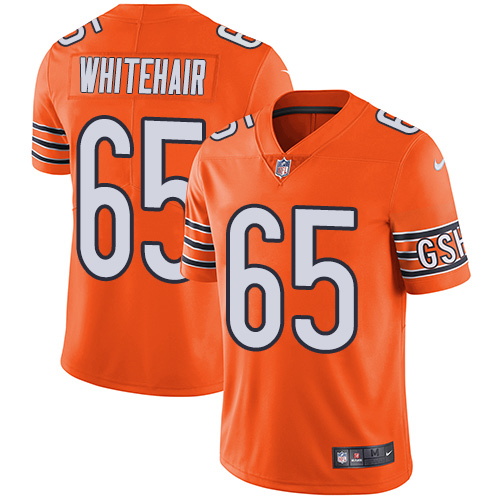 Chicago Bears #65 Cody Whitehair Orange Men's Stitched Limited Rush Jersey Men's