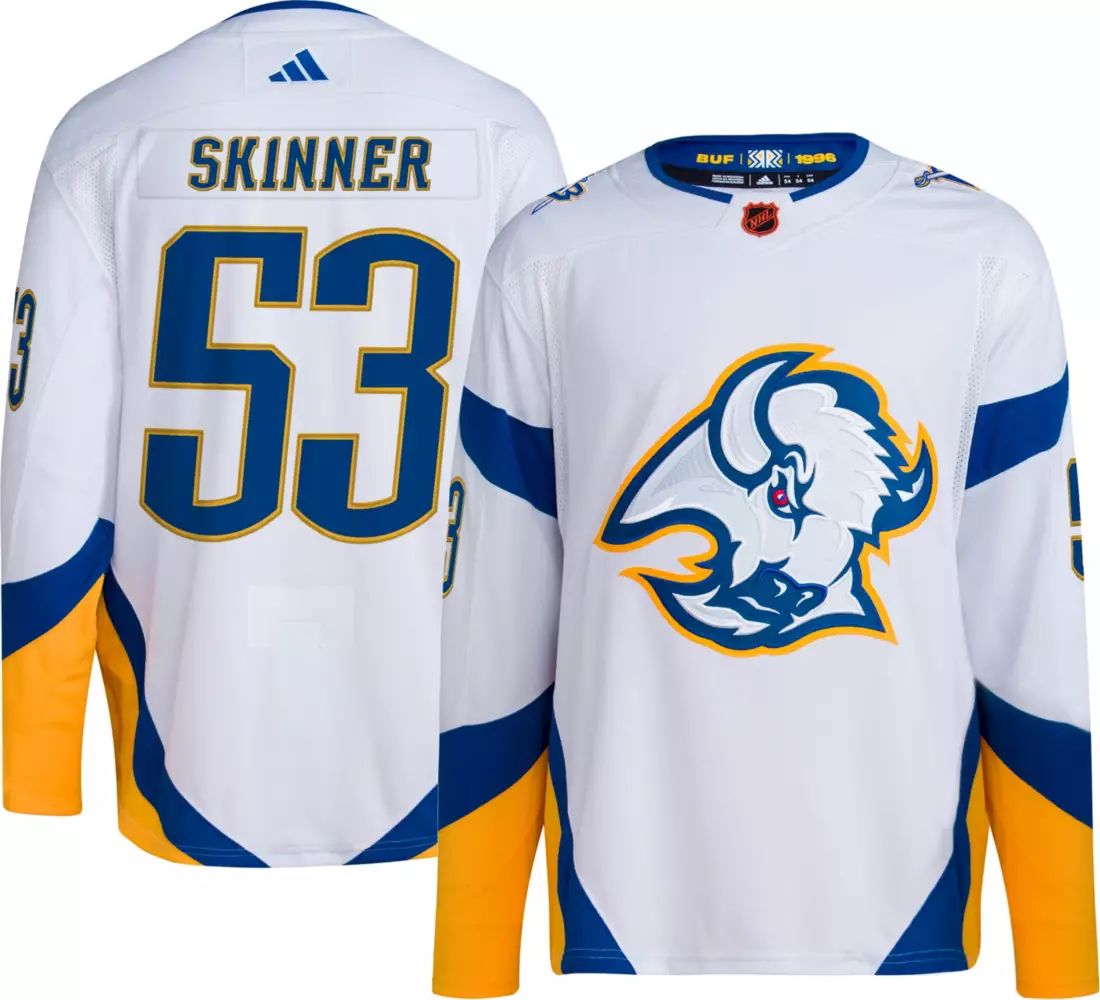 Buffalo Sabres #53 Jeff Skinner Men's Adidas Reverse Retro 2.0 Authentic Player Jersey - White