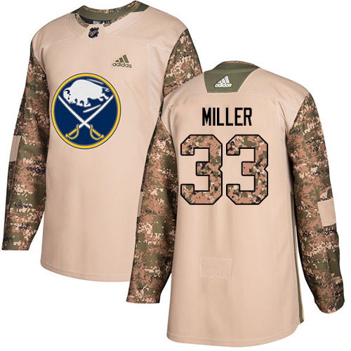 Adidas Buffalo Sabres #33 Colin Miller Camo Authentic 2017 Veterans Day Stitched Youth Jersey Youth