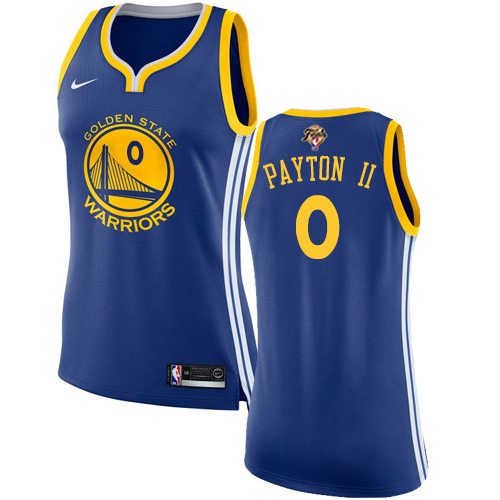 Golden State Warriors #0 Gary Payton II Blue Womens 2022 Finals Swingman Icon Edition Jersey Womens