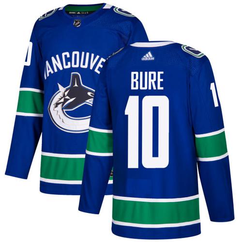 Adidas Vancouver Canucks #10 Pavel Bure Blue Home Authentic Youth Stitched Jersey Youth