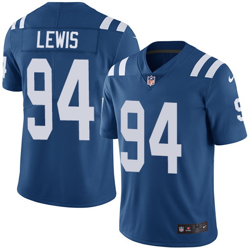 Indianapolis Colts #94 Tyquan Lewis Royal Blue Team Color Men's Stitched Vapor Untouchable Limited Jersey Men's