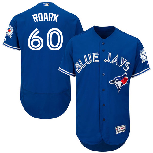 Toronto Blue Jays #60 Tanner Roark Blue Flexbase Authentic Collection Stitched Jersey Men's