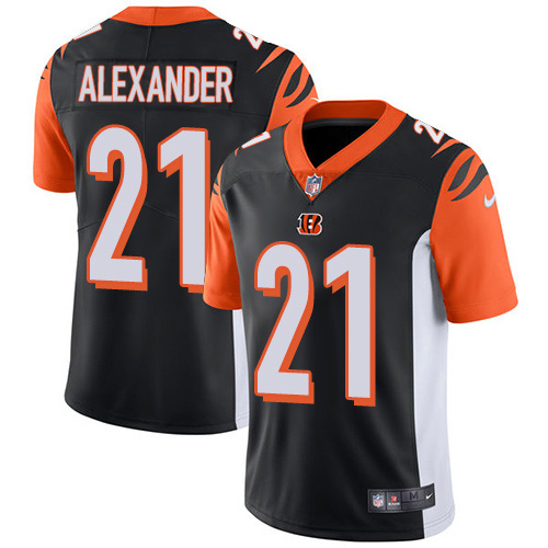 Cincinnati Bengals #21 Mackensie Alexander Black Team Color Youth Stitched Vapor Untouchable Limited Jersey Youth