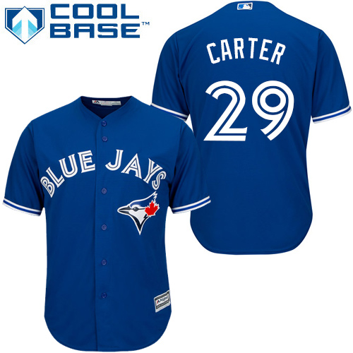 Toronto Blue Jays #29 Joe Carter Blue Cool Base Stitched Youth Jersey Youth