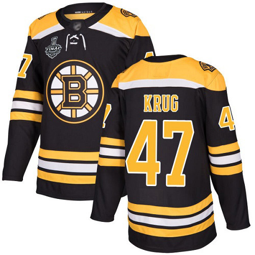 Adidas Boston Bruins #47 Torey Krug Black Home Authentic Stanley Cup Final Bound Youth Stitched Jersey Youth