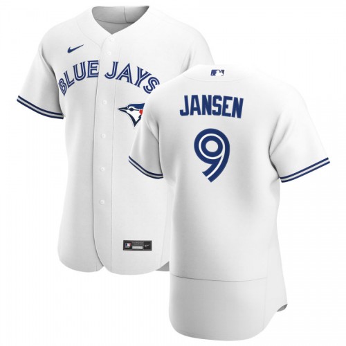 Toronto Toronto Blue Jays #9 Danny Jansen Men's White Home 2020 Authentic Player Jersey Men's